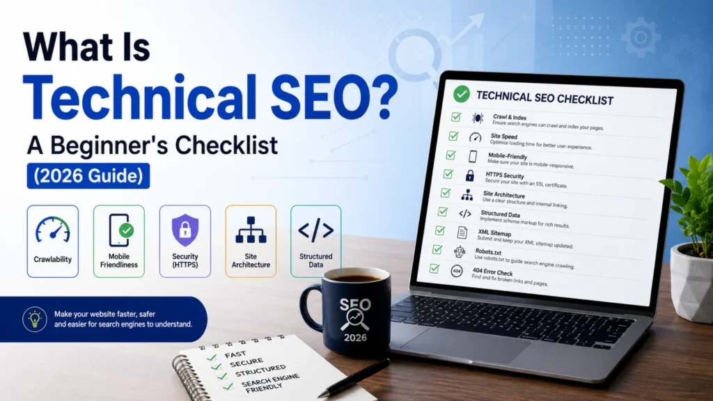 what-is-technical-seo-a-beginners-checklist-2026-guide